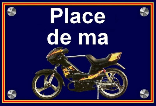 Plaque place ma - mbk, 51