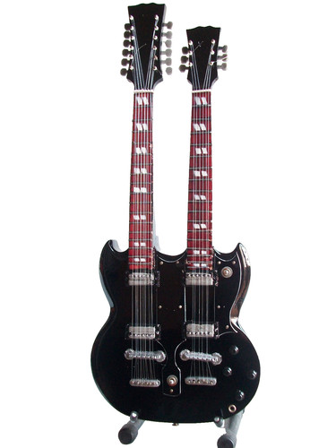 Guitare miniature double - guitare,