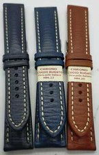 Bracelet En Cuir Rugueux Compatible Breitling Chronomat 18/16 20/18 22/20 (LOGO)