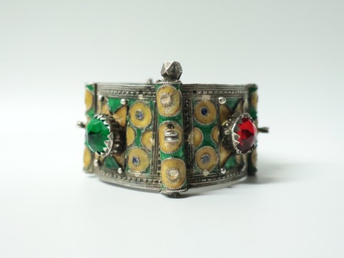 Ancien bracelet argent - bracelet, en