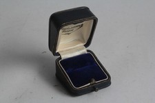 19th Century Rigacci Geneva Iron Gold Leather Ring Case (74682)