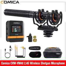 Comica CVM VM40 2.4G Super Cardioid Condenser Video Wireless Shotgun Microphone