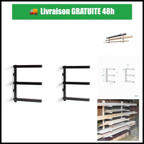 étagères murales cantilever - Étagères,