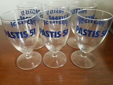 Lot 6 Anciens Verres Pastis 51