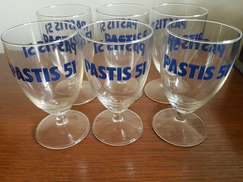 Lot anciens verres - anciens, pastis
