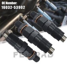 3pcs Fuel Injector 16032-53900 For Kubota B1700 B2100 B2400 KX61-2 KX91-2 F2260