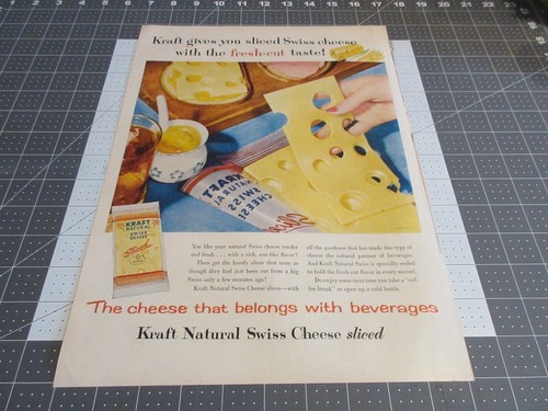 Kraft gives you sliced swiss - sliced,