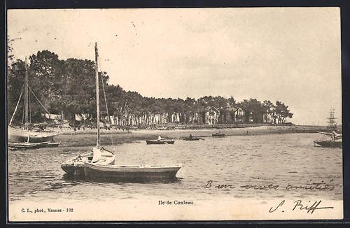 Cpa conleau voiliers - conleau,,