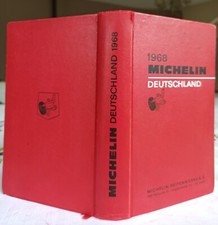 1968 michelin Deutschland guide in good condition