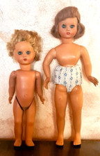 2 Poupées Anciennes FURGA Fabriquées En Italie, Années 40