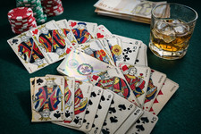 Jeu de 52 cartes ancien