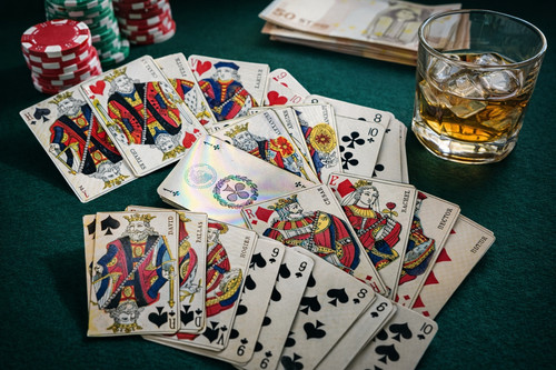 Jeu cartes ancien - de, 52