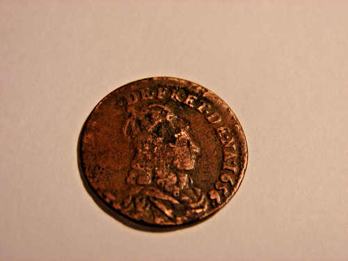 Louis xiv liard - xiv.,