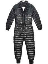 LUXTON Womens Down Ski Jumpsuit No. 2.1 Black (MSRP $1,150)