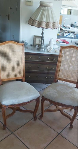 Chaises cannées assise - 4,