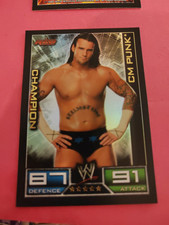 2008 Topps Slam Attax Catch Brilliant Card Punk Champion Cm