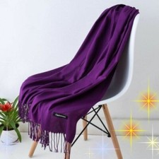 Etole violet châle, large