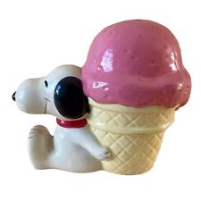 Tirelire Snoopy glace fraise