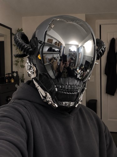 Masque cyberpunk démon - masque,