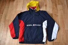 GENUINE Men's KARL KANI Pullover Anorak Hooded Jacket size S