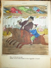 HONORE DAUMIER Litho COULEUR