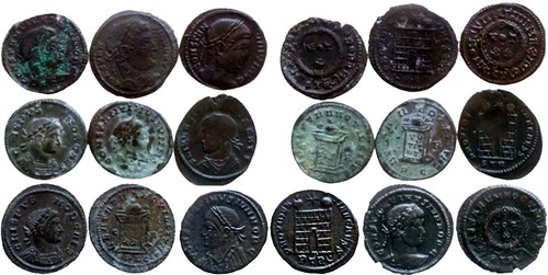 Lot nummii - nummii, (11-13)