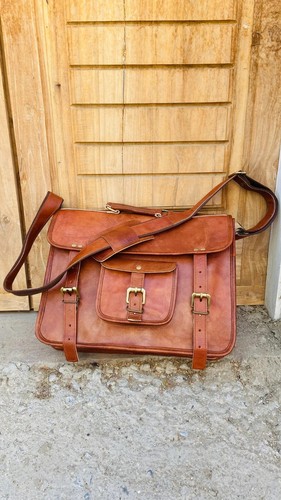 Sac besace vintage cuir - sac, en