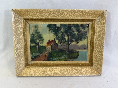 Tableau huile sur toile - huile,