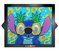 Basic Fun Lite-Brite Colour Pop Disney Stitch – Light-Up Creative Toy with 6 Tem