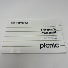 TOYOTA PICNIC HANDBOOK OWNERS USER MANUAL 1996-2000