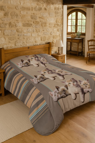 Couette légère chat ou - couette,
