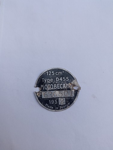 Plaque moteur motobecane 125 - moteur,