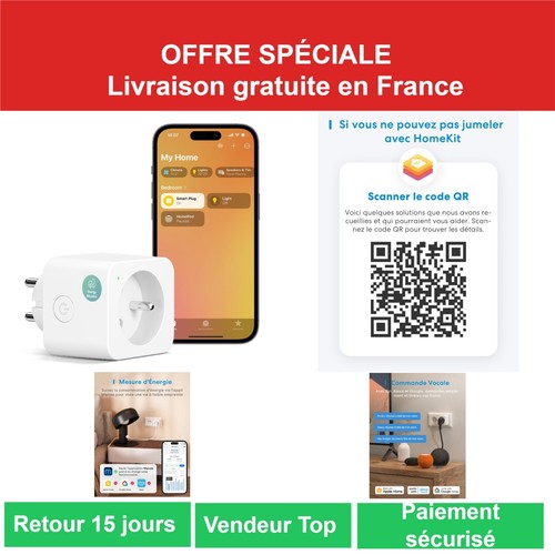 Meross prise connectée 16a - meross,