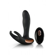 Silicone Prostate Vibrator Dildo Phallus Vibrating Anal with Phallic Ring