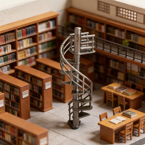 Maquette escalier 1 64 - d'escalier, 1/64