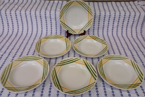 Assiettes creuses moulin - 6,