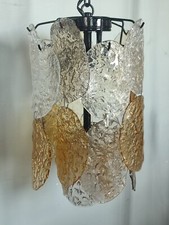 Vintage Murano Glass Disc Chandelier