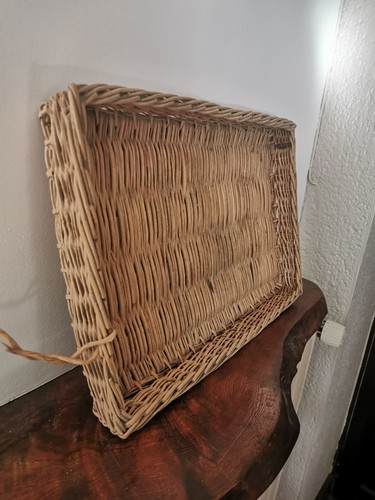 Plateau rectangulaire osier - rectangulaire,