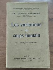 Les variations du corps humain