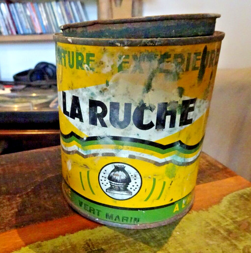 Ancien pot peinture la - peinture, /la