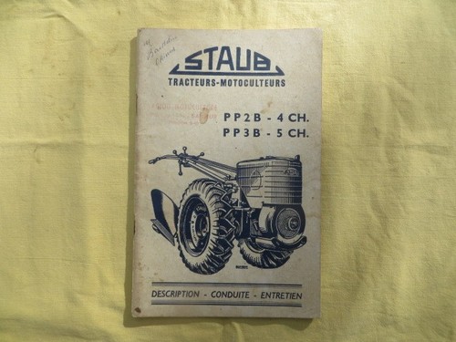 Motoculteur staub et pp - et,