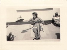 LOT OF 4 VINTAGE PIN UP PHOTOS SWIMSUIT ALL SCANNED 010H011