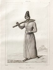 GRAVURE PERSE " CARCAN DES