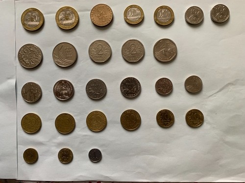 Lot pièces françaises