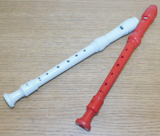 LOT vintage 2 FLUTE à bec