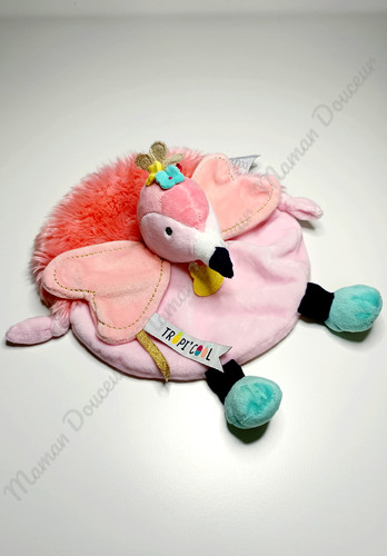Doudou compagnie rond plat - compagnie,