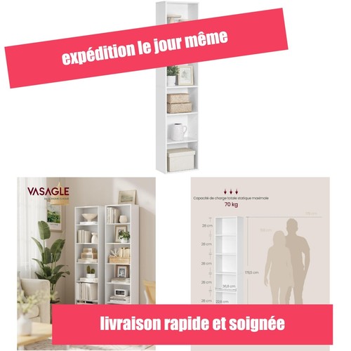 Bibliothèque vasagle - vasagle, 6