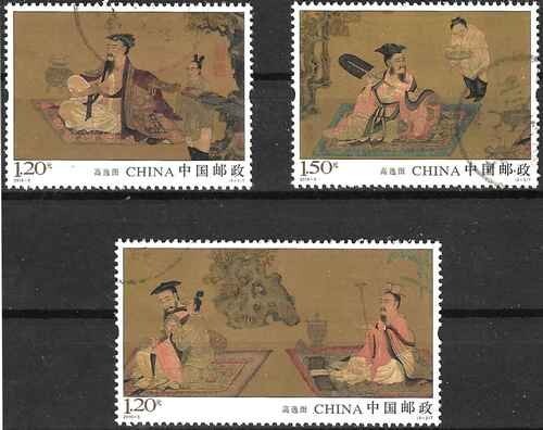 Timbres arts tableaux chine - tableaux,