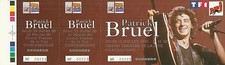 RARE / CONCERT TICKET TICKET - PATRICK BRUEL: LIVE A CARCASSONNE FRANCE 1995