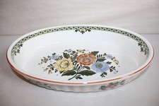 Villeroy and Boch porcelain gratin oven dish, Alt Amsterdam decor, 38x25cm